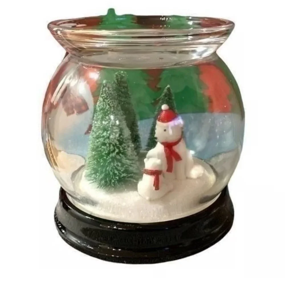 Bath & Body Works POLAR‎ BEAR Cloche Pedestal Candle Holder